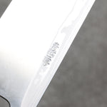 Hideo Kitaoka Acier Bleu No.2 Damas Mioroshi Deba Couteau Japonais 210mm Shitan Manipuler - japanny-FR